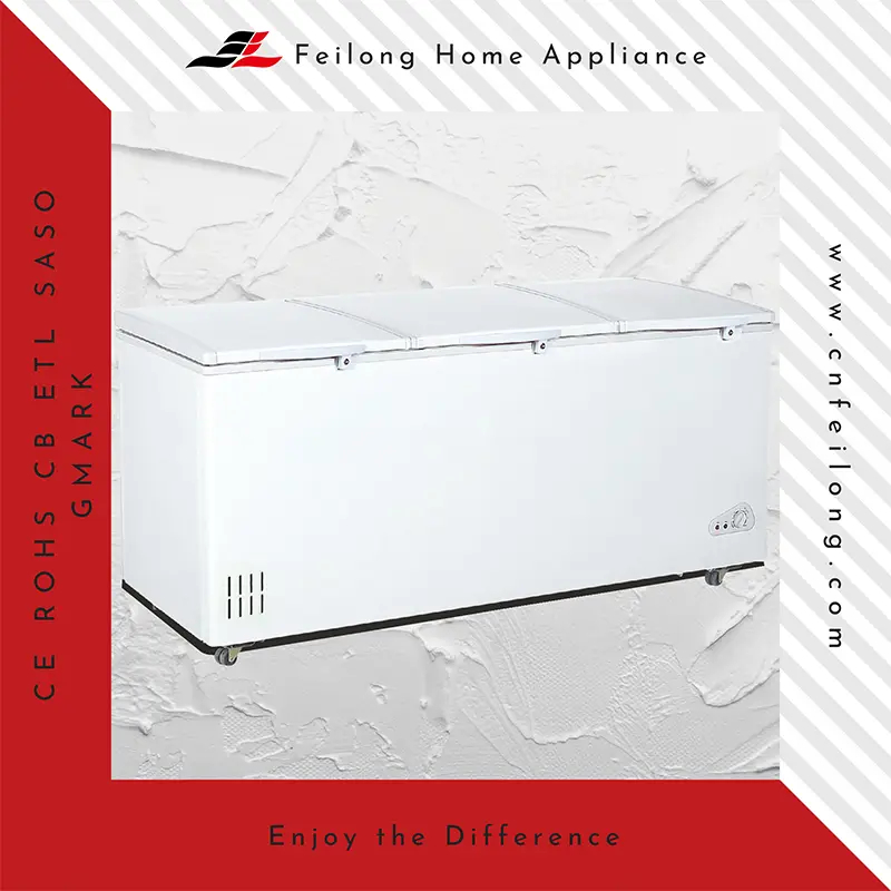 Grand cong&eacute;lateur de coffre &agrave; 3 portes &agrave; 3 portes BD-1588Q