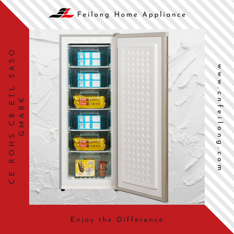 Hôtel Home Utilisez un petit autonome à porte seul congélateur de poitrine droite BD-180U